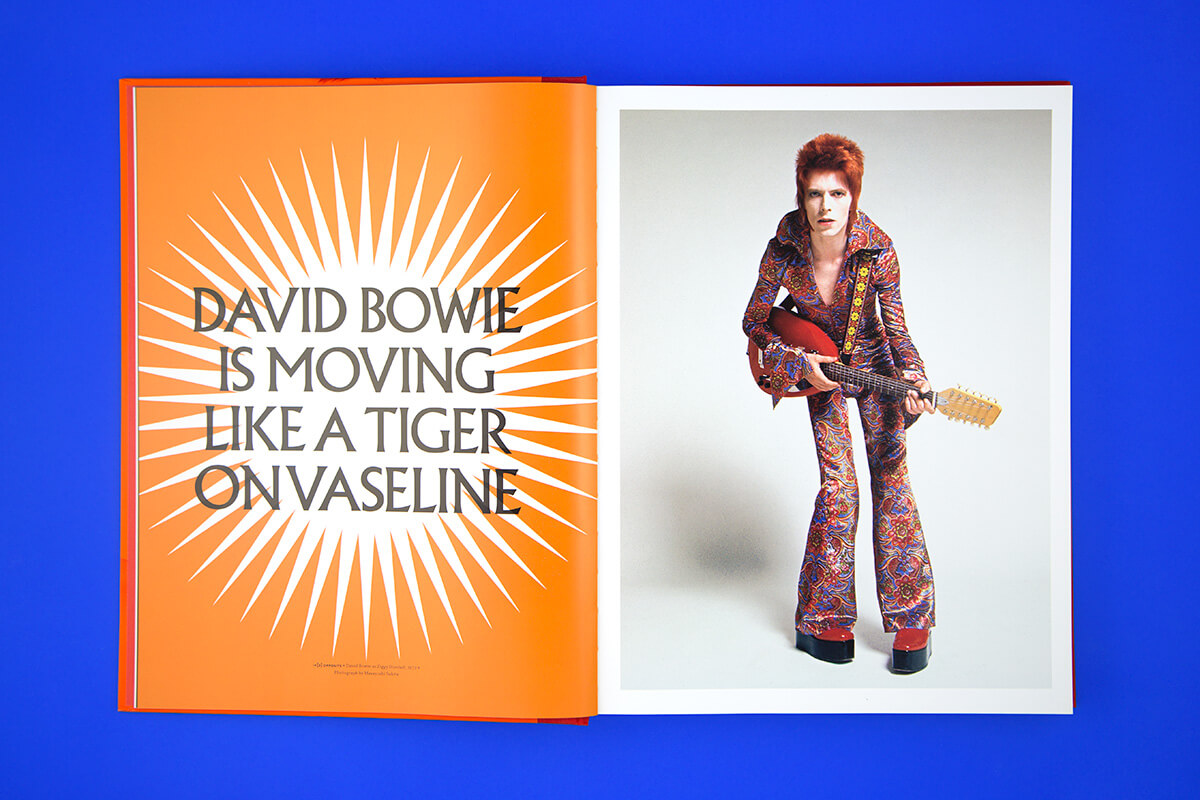 David Bowie Is. Design: Jonathan Barnbook