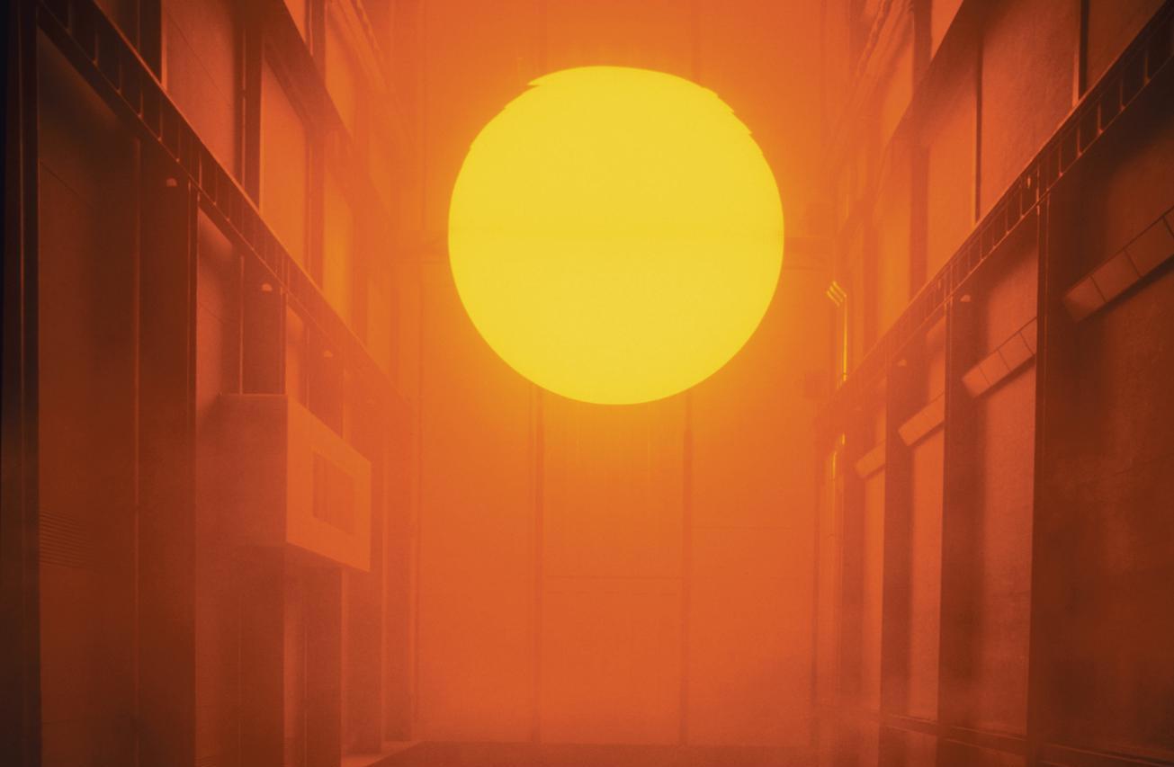 The weather project, 2003. Olafur Eliasson. Photo: Tate Photography (Andrew Dunkley & Marcus Leith)