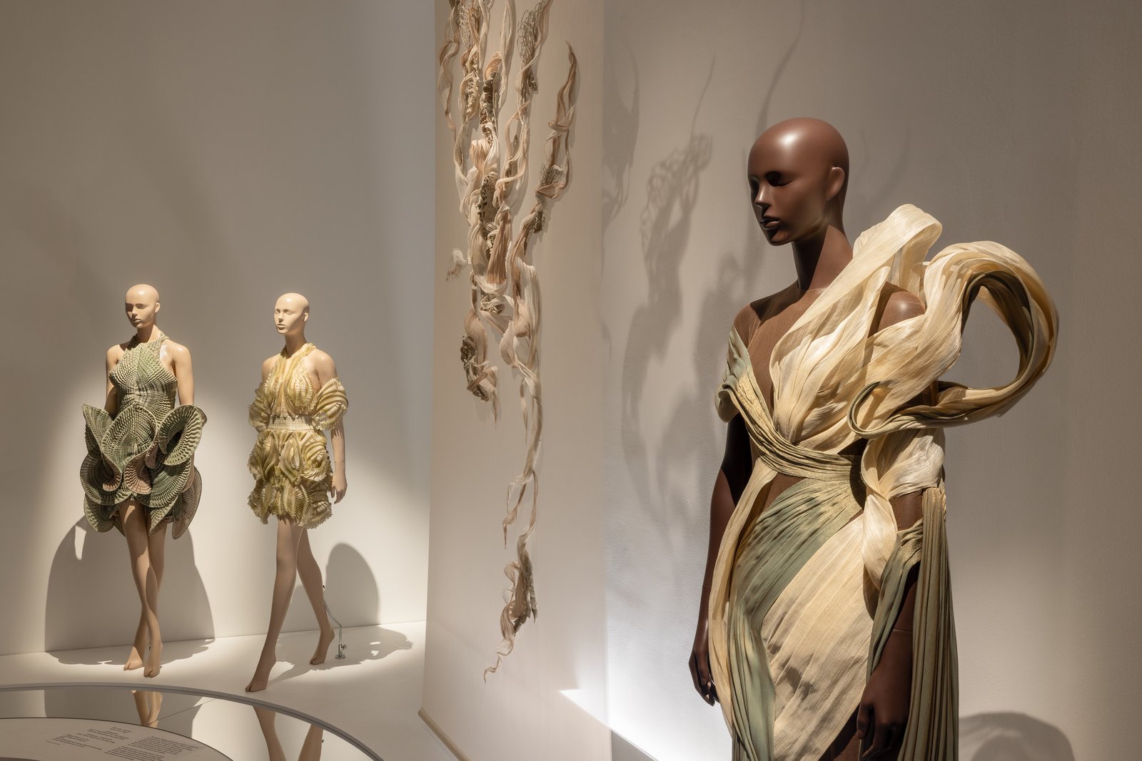 Installation view of Iris van Herpen: Sculpting the Senses, Brooklyn Museum, 2026. Photo: Paula Abreu Pita