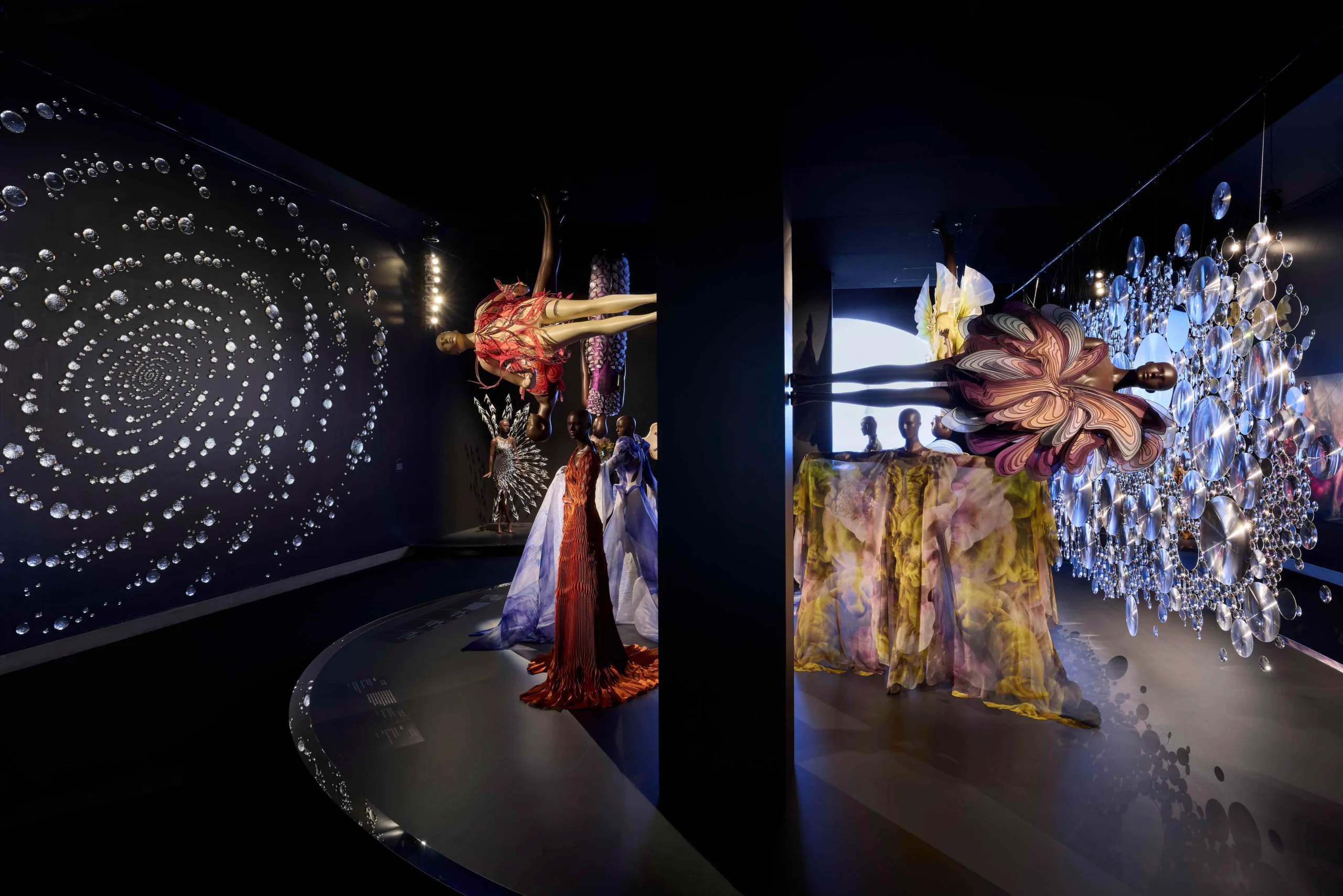 Installation view of Iris van Herpen: Sculpting the Senses, Brooklyn Museum, 2026. Photo: Paula Abreu Pita