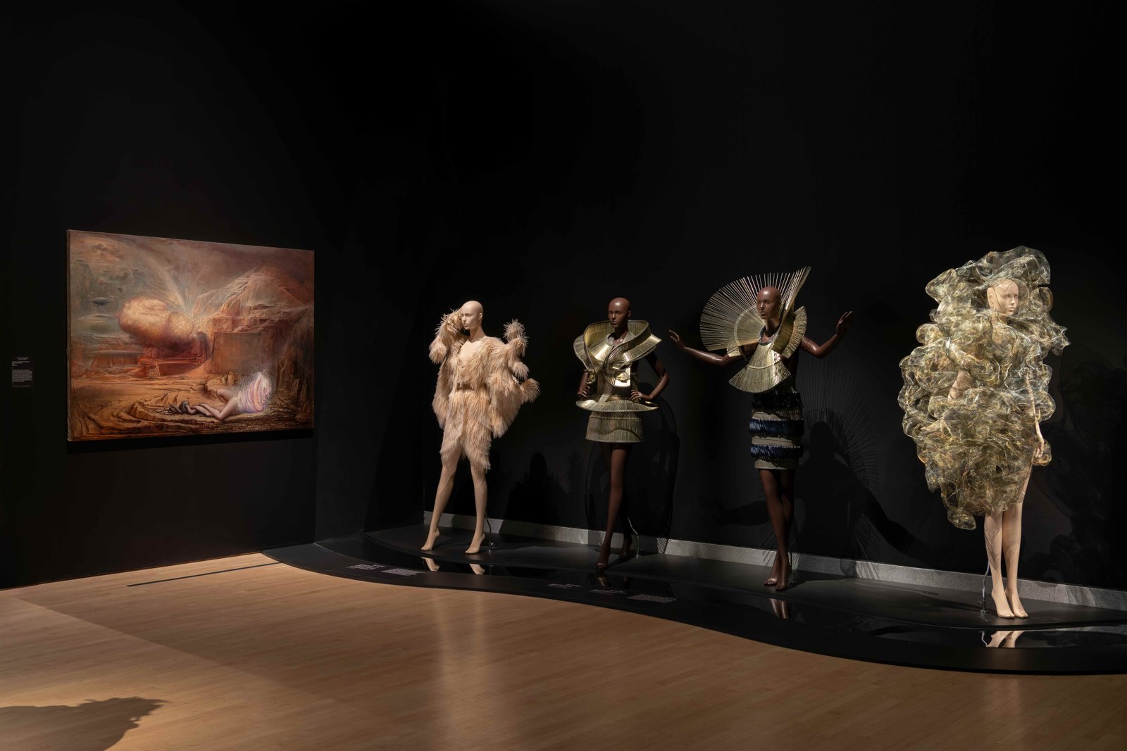 Installation view of Iris van Herpen: Sculpting the Senses, Brooklyn Museum, 2026. Photo: Paula Abreu Pita