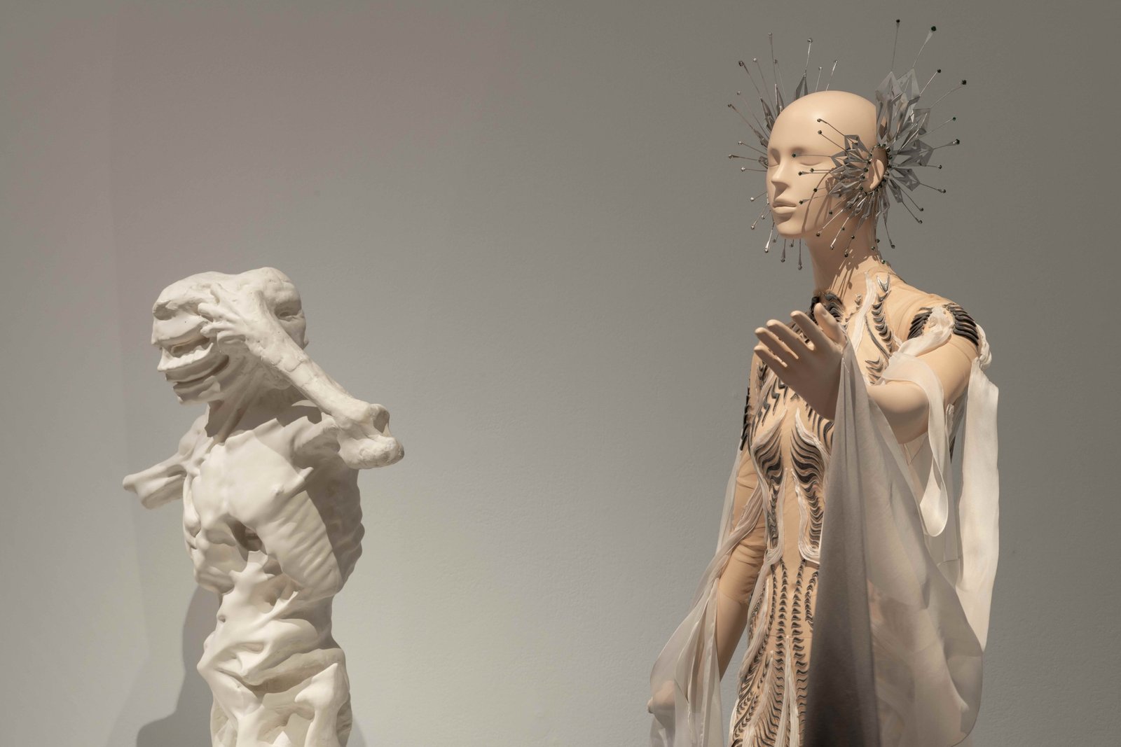 Installation view of Iris van Herpen: Sculpting the Senses, Brooklyn Museum, 2026. Photo: Paula Abreu Pita