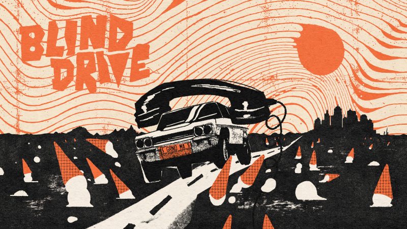 הפוסטר של Blind Drive. עיצוב: YONIL